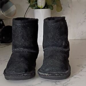 UGG Kids Sparkly Black Boots